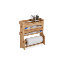 relaxdays Folienspender Transparent/Hellbraun