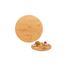 relaxdays Drehteller Bambus 40 cm Natur relaxdays Drehteller Bambus 40 cm Natur