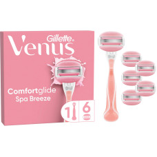 Gillette Venus Comfortglide Spa Breeze Systemklingen 6er + Handstück Gillette Venus Comfortglide Spa Breeze Systemklingen 6er + Handstück