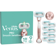 Gillette Venus Pro Smooth Sensitive Systemklingen 9er + Handstück Gillette Venus Pro Smooth Sensitive Systemklingen 9er + Handstück