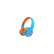 PowerLocus PLED Bluetooth Kinder Over-Ear Blau Orange PowerLocus PLED Bluetooth Kinder Over-Ear Blau Orange