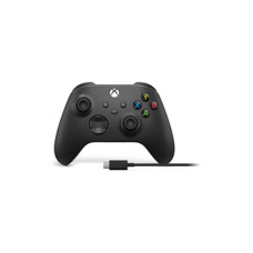Microsoft Wireless Controller Carbon Black, mit USB-C Kabel Microsoft Wireless Controller Carbon Black, mit USB-C Kabel