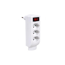 Schönenberger Abzweigstecker 4xT13 mit Schalter 4 Schönenberger Abzweigstecker 4xT13 mit Schalter 4