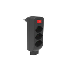 Schönenberger Abzweigstecker 4xT13 mit Schalter 4 Schönenberger Abzweigstecker 4xT13 mit Schalter 4