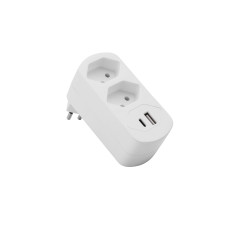 Schönenberger Abzweigstecker MOVE 2xT13 mit USB PD30W Schönenberger Abzweigstecker MOVE 2xT13 mit USB PD30W