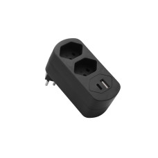 Schönenberger Abzweigstecker MOVE 2xT13 mit USB PD30W Schönenberger Abzweigstecker MOVE 2xT13 mit USB PD30W