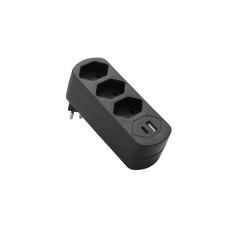 Schönenberger Abzweigstecker MOVE 3xT13 mit USB PD30W Schönenberger Abzweigstecker MOVE 3xT13 mit USB PD30W