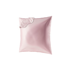 Ailoria Kissenbezug und Schlafmaske Set Seide, 80 x 80 cm, Rosa Ailoria Kissenbezug und Schlafmaske Set Seide, 80 x 80 cm, Rosa