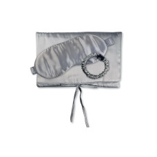Ailoria TRAVEL SET Tasche Schlafmaske & Scrunchie S Seide Shadow Ailoria TRAVEL SET Tasche Schlafmaske & Scrunchie S Seide Shadow