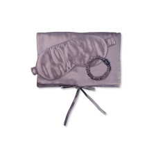 Ailoria Travel Set Tasche, Schlafmaske & Scrunchie, S, Seide, Lila Ailoria Travel Set Tasche, Schlafmaske & Scrunchie, S, Seide, Lila
