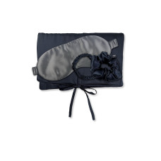 Ailoria Travel Set Tasche Schlafmaske Scrunchie S & M Seide Schwarz Ailoria Travel Set Tasche Schlafmaske Scrunchie S & M Seide Schwarz