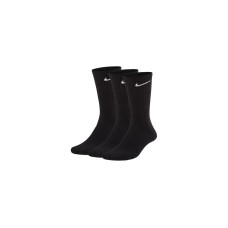 NIKE Crew Socks 3 Pack 42-46, black/white NIKE Crew Socks 3 Pack 42-46, black/white