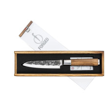 Forged Küchenmesser Olive Santokumesser 13 cm Beige Forged Küchenmesser Olive Santokumesser 13 cm Beige