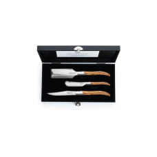 Forged Küchenmesser 3tlg. Charcuterie Set Olivenholz Mehrfarbig Forged Küchenmesser 3tlg. Charcuterie Set Olivenholz Mehrfarbig