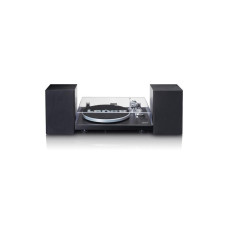 Lenco LS-500 Holz schwarz mit Bluetooth-Empfang