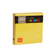 ELCO Papierservietten 24 cm x 24 cm, Gelb