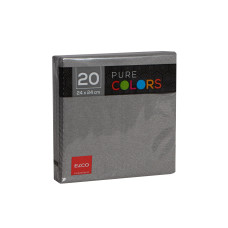 ELCO Papierservietten 24 cm x 24 cm, Grau
