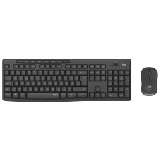 Logitech MK295 SilentTouch Wifi QWERTZ (DE) Schwarz/Graphit