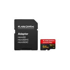 SanDisk microSDHC Card Extreme PRO 64 GB SanDisk microSDHC Card Extreme PRO 64 GB