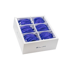 SLIM Slimpatchkabel RJ-45, Cat 6A, U/FTP, 3 m, Violett, 36-Pack SLIM Slimpatchkabel RJ-45, Cat 6A, U/FTP, 3 m, Violett, 36-Pack