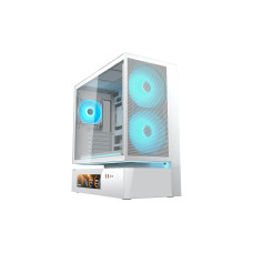 Cougar CFV235 Mesh Vision Midi-Tower weiss gehärtetes Glas LCD ATX Cougar CFV235 Mesh Vision Midi-Tower weiss gehärtetes Glas LCD ATX