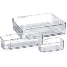 GOURMETmaxx Kühlschrank-Organizer 3-tlg. je 1x S/M/L GOURMETmaxx Kühlschrank-Organizer 3-tlg. je 1x S/M/L