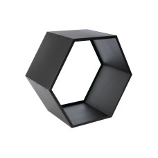 WESTMANN Kaminholzregal Biene Stahl Schwarz Wabenform WESTMANN Kaminholzregal Biene Stahl Schwarz Wabenform
