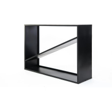 WESTMANN Kaminholzregal Hugo Stahl Schwarz 114.5 x 35 x 80 cm WESTMANN Kaminholzregal Hugo Stahl Schwarz 114.5 x 35 x 80 cm