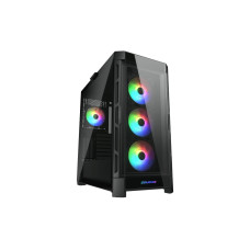 Cougar Duoface ARGB Midi-Tower, Stahl, Hartglas