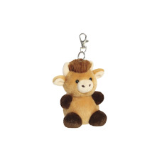 AURORA Schlüsselanhänger Palm Pals Hubert Highland Cow Braun, 10 cm AURORA Schlüsselanhänger Palm Pals Hubert Highland Cow Braun, 10 cm