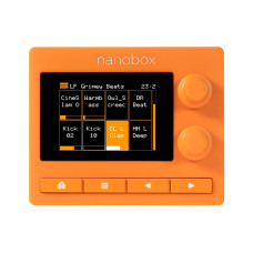 1010Music Nanobox tangerine Polyphoner Streaming Sampler Desktop