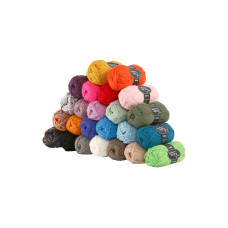 Creativ Company Baumwollgarn 4-lagig, 92 m, 24 x 50 g Creativ Company Baumwollgarn 4-lagig, 92 m, 24 x 50 g