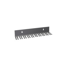 Adam Hall CABLE HOLDER Wandmontage, Stahl, Schwarz, 19 Aufnahmen