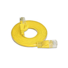 SLIM Slimpatchkabel RJ-45 - RJ-45, Cat 6, UTP, 25 m, Gelb SLIM Slimpatchkabel RJ-45 - RJ-45, Cat 6, UTP, 25 m, Gelb