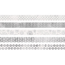 Heyda Washi Tape Weihnachten Glänzend Silber Heyda Washi Tape Weihnachten Glänzend Silber