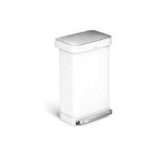Simplehuman Treteimer CW2027 45 Liter, Weiss