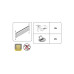 Gardinia Plissée Easyfix, blickdicht 50 x 130 cm, Elfenbein Gardinia Plissée Easyfix, blickdicht 50 x 130 cm, Elfenbein