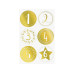 Heyda Adventskalender Set 24 x 13 x 7.5 cm, Gold/Natur/Weiss Heyda Adventskalender Set 24 x 13 x 7.5 cm, Gold/Natur/Weiss