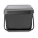 Brabantia Recyclingbehälter Sort & Go 20 l, Grau Brabantia Recyclingbehälter Sort & Go 20 l, Grau