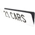 21CARS Klett Kennzeichenhalter Set, Premium 21CARS Klett Kennzeichenhalter Set, Premium