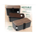 Umami Lunchbox Nestable L Walnut Black Umami Lunchbox Nestable L Walnut Black