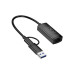 onit Netzwerk-Adapter USB-C/A – RJ45 Gigabit-LAN onit Netzwerk-Adapter USB-C/A – RJ45 Gigabit-LAN