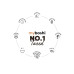 myBoshi Wolle Nr. 1 Tweed Schiefer Braun