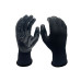FTM Arbeitshandschuh Polyester, XL, Schwarz, 12 Stück