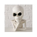 Boltze Aufsteller Skull 17 cm, Weiss Boltze Aufsteller Skull 17 cm, Weiss