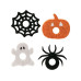 Boltze Glasmarkierer Spooky 4-teiliges Set