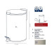 Kela Kosmetikeimer Mats 3 Liter, Sand