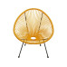Kare Stuhl Acapulco, Orange / Schwarz Kare Stuhl Acapulco, Orange / Schwarz