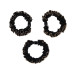 Parsa Beauty Haargummi, schwarz/gold 3 Stück Parsa Beauty Haargummi, schwarz/gold 3 Stück
