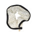 Parsa Beauty Scrunchie Punkte weiss, schwarze Parsa Beauty Scrunchie Punkte weiss, schwarze